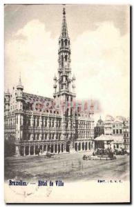 Belgie Belgium Brussels Postcard Old City Hall