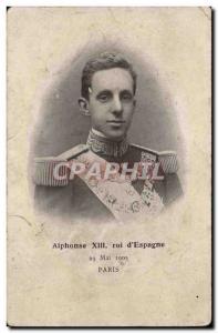 Postcard Old Spain Espana Spain Alfonso XIII King & # 39Espagne May 29, 1905 ...