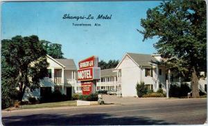 TUSCALOOSA, AL Alabama    SHANGRI-LA MOTEL   1959   Roadside   Postcard