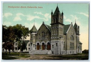 Estherville Iowa IA Postcard Presbyterian Church Exterior Building 1910 Unposted