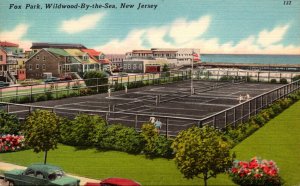 New Jersey Wildwood Fox Park Showing Tennis Courts