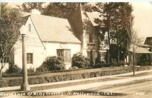 Postcard RPPC California Hollywood Residence of Bing Crosby K22 23-10484