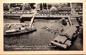 New Hampshire The Weirs Howard Ballou's Cabins Restaurant Bowling Alley ...