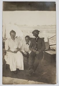RPPC Camp Scene in Wyoming Family Tent Real Photo c1910 Postcard B28