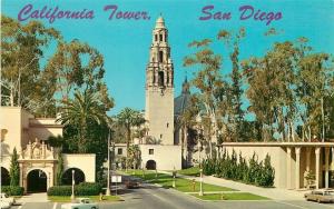 CA, San Diego, California, Balboa Park, Tower, Curteichcolor No. 7DK-408
