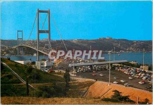 Postcard Modern Istanbul Turkey Bogaz K�pr�s�