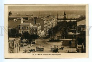 494926 SPAIN Alicante Avenue of Doctor Gadea Vintage Roisin postcard