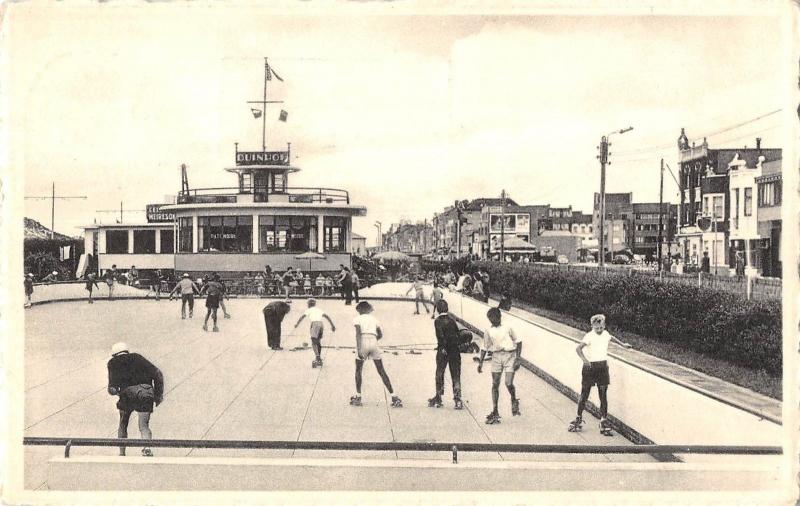 BR55469 Bredene sur mer dunlnhof roller skating belgium