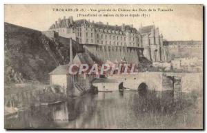 Postcard Old Thouars Vue Generale Du Chateau Des Ducs De La Tremoille House o...