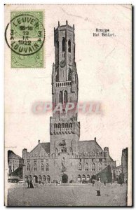 Old Postcard Brugge Het Belfort