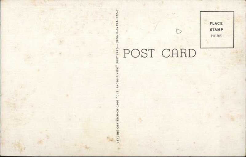 Tallulah GA Falls Power Plant Old Postcard