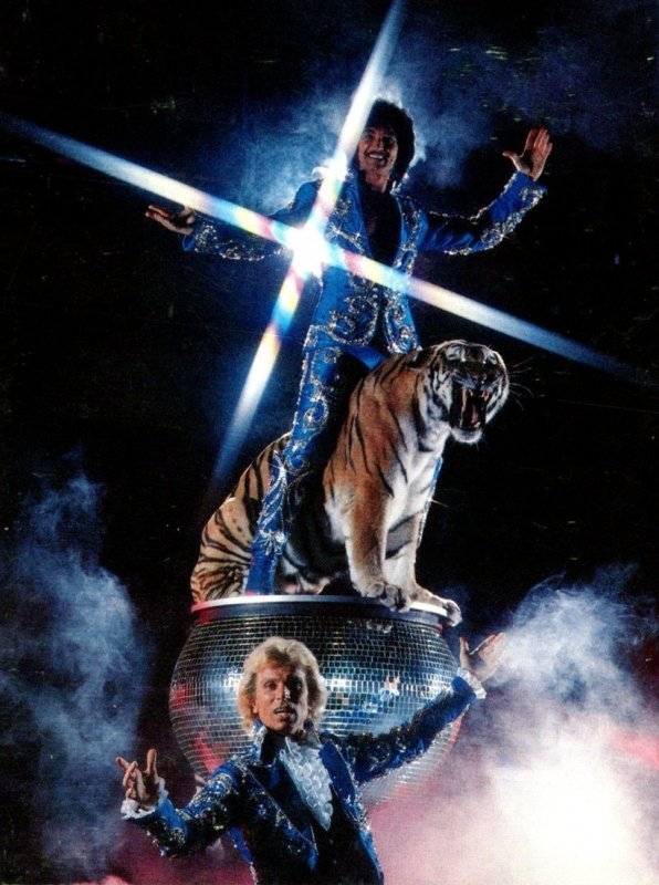 Nevada Las Vegas Frontier Hotel Siegfried and Roy