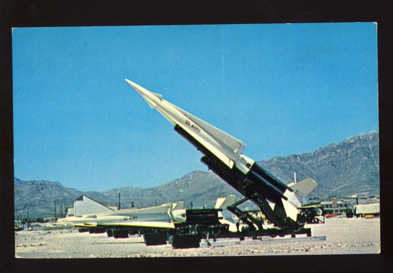 Fort Bliss, Texas/TX Postcard, Hercules Rocket On Launcher, US Army Post