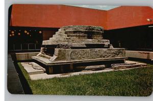 Postcard-Pyramid to Ehecatl..Aztec God-Mexico City