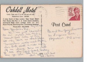 Oakdell Motel Pool Waterford Connecticut 1981 Posted