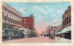 USA Main Street Looking West Trinidad Colorado 03.31