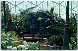 M-64874 Interior View of Tropical Dome Horticultural Conservatory Mitchell Pa...