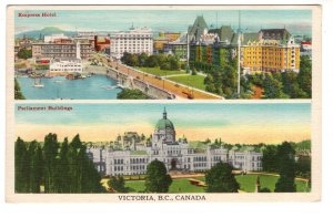 Empress Hotel, Parliament, Victoria British Columbia,