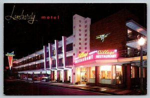 Atlantic City  New Jersey  Lombardy Motel   Postcard