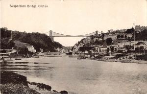 uk21055 suspension bridge clifton real photo uk