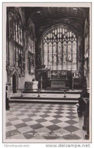 RP: Interior View of the Sanctuary, Parish Church, Stratford-Upon-Avon, Warwi...