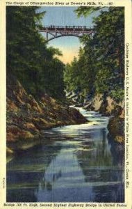 Ottauquechee River - Deweys Mills, Vermont VT  