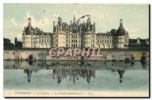 Old Postcard Chateau Chambord The Northern Facade