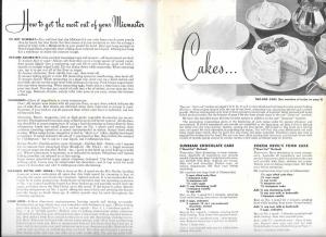 Sunbeam Mixmaster Illustrated Advertising Recipe Booklet