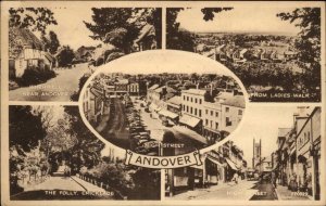 Vintage Postcard Andover HAMPSHIRE Greetings Multi-View