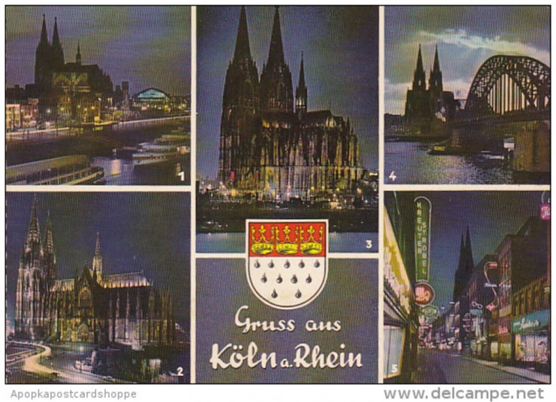 Multi View Gruss aus Koeln Germany