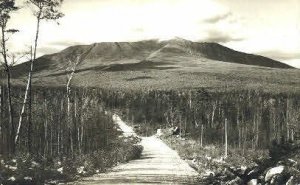 Real Photo - Mt. Katahdin - Jackman, Maine ME  