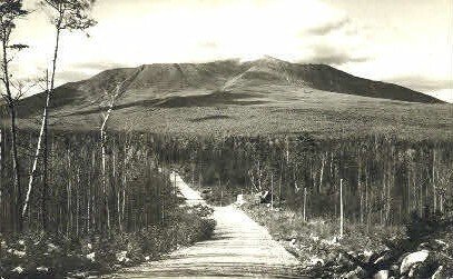 Real Photo - Mt. Katahdin in Jackman, Maine