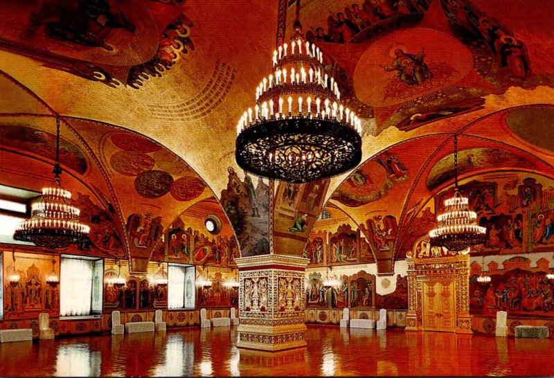 Russia Moscow The Kremlin Interior Of The Palace Of Facets