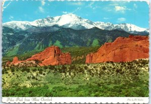 M-79391 Pikes Peak from Mesa Overlook Colorado