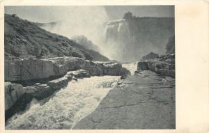 Vintage Postcard Tortum Falls Erzurum Turkey Eastern Anatolia