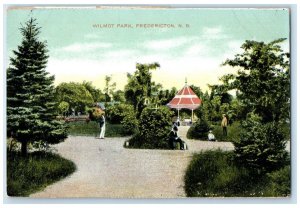 c1910 Wilmot Park Fredericton New Brunswick Canada Antique Unposted Postcard