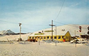 Gas Station CONWAY SUMMIT Mono County Lake Dogtown California 1960s Postcard
