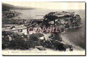 Old Postcard Monaco General view of the Principality