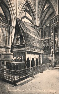 Vintage Postcard 1910's Shrine Edward The Confessor Westminster Abbey London UK