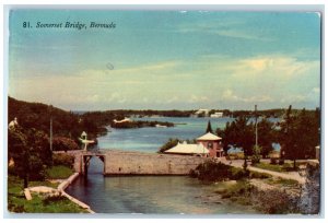 1975 View of River and Somerset Bridge Bermuda Posted Vintage Postcard