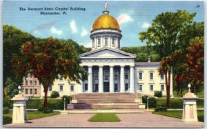 M-47367 The Vermont State Capitol Building Montpelier Vermont