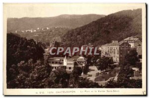 Old Postcard The Auvergne Chatel Guyon Le Parc Sans Souci and Vallee