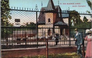 Argentina Buenos Aires Jardin Zoologico Vintage Postcard C066