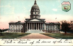 Kansas Topeka State Capitol Building 1907