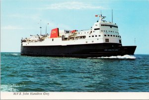 MVS 'John Hamilton Grey' CN Ship NB PEI Passenger & Car Ferry Unused Postcard C7