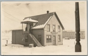 WILLIAMSTOWN VT E.H. MARTIN & SON MEAT MARKET ANTIQUE REAL PHOTO POSTCARD RPPC