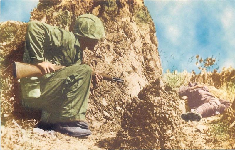 World War II Okinawa Sniper Hunting rifleman 19th regiment sixth marine division