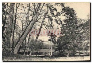Postcard Old Chateau Abondant Eure Loir Park