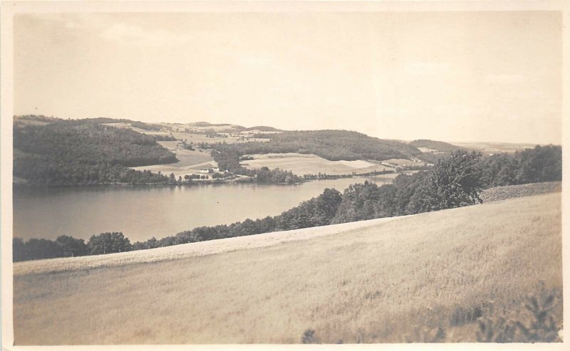 Cooperstown New York c1910 RPPC Real Photo Postcard Landscape View