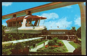32520) FL Monorail circles entire area MIAMI'S Fabulous Seaquarum pm1980 Chrome